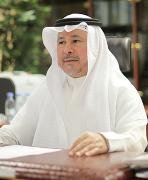 سعادة مدير جامعة الإمام محمد بن سعود الإسلامية بالنيابة الدكتور.فوزان بن عبد الرحمن الفوزان 