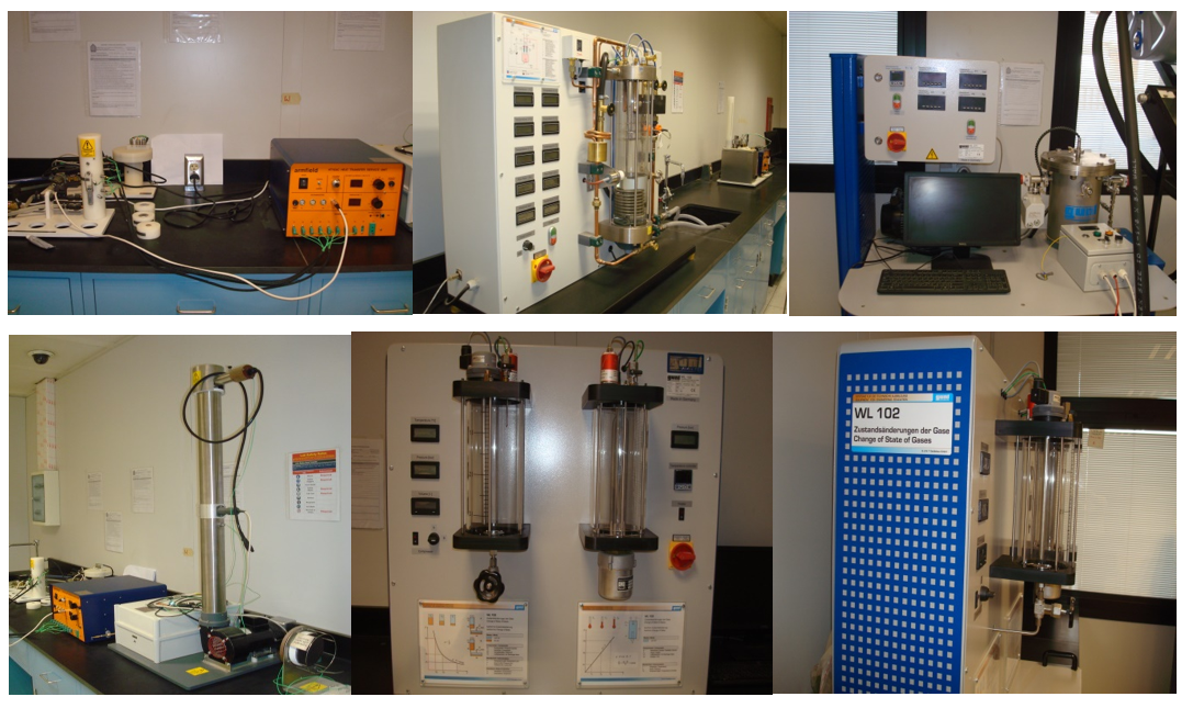 Equipment in Heat Transfer Lab