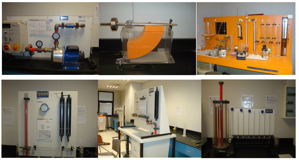 Equipment in Thermo-fluids Lab